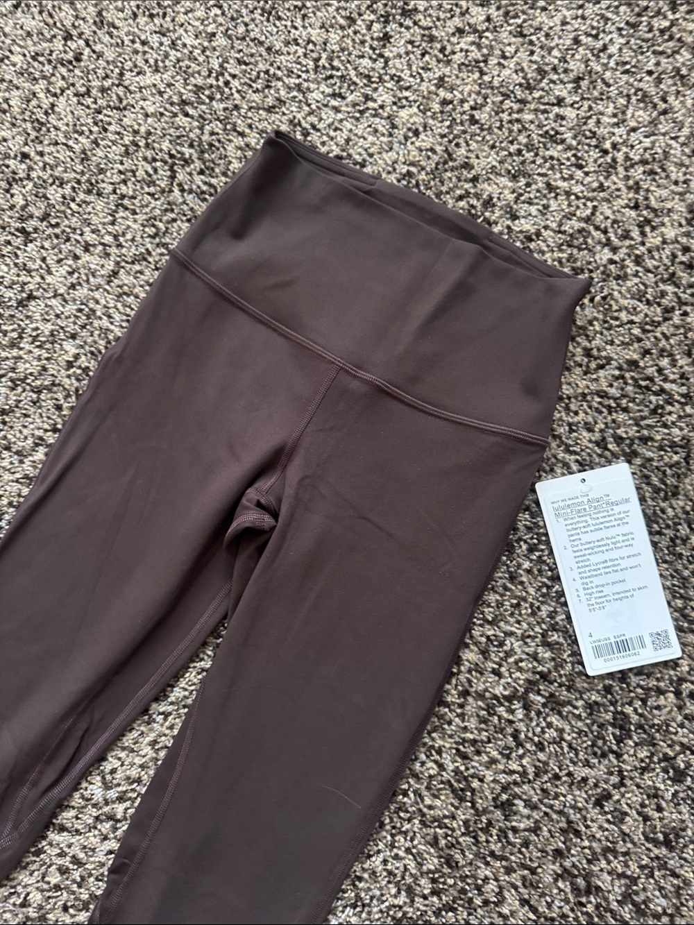 High Waist Brown Leggings